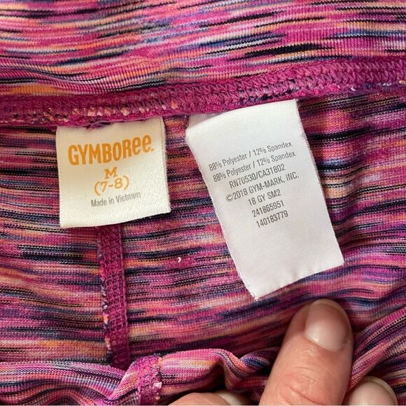 Gymboree Kids Girls 3/4 Length Multicolor Leggings Size M 7-8 - Picture 5 of 6